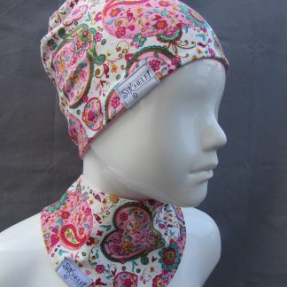 Wendebeanie mit Latzerl Größe 46 - 48