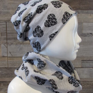 Wendebeanie und Loop KU 52-54